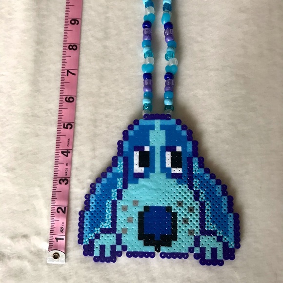 Blue Pup 🐶 present beaded necklace - Picture 5 of 5